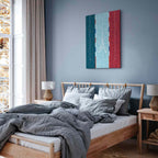 French Flag Swimming Pool Graphic Canvas Print