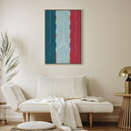 French Flag Swimming Pool Graphic Canvas Print