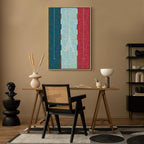 French Flag Swimming Pool Graphic Canvas Print