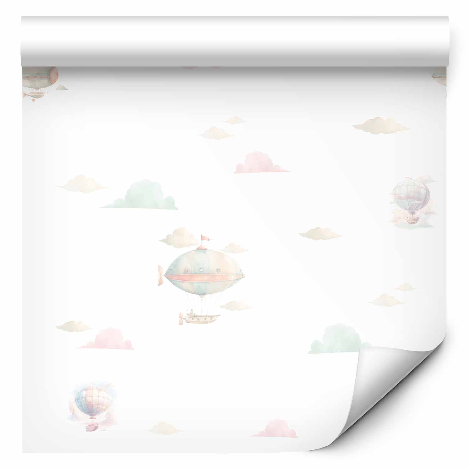 Watercolor Wallpaper: Balloons & Airships