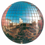Platinum Disco Ball 3D Round Wall Mural