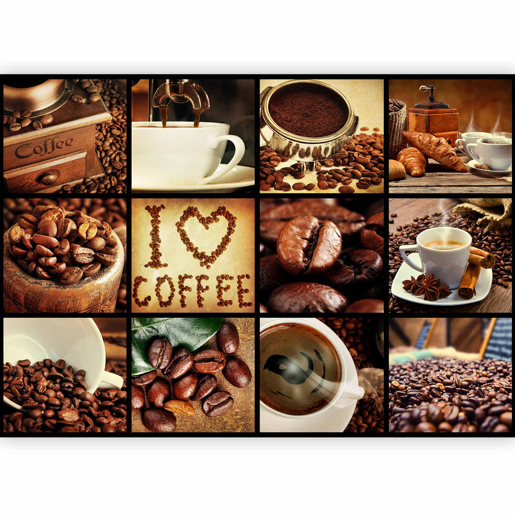 Coffee Collage Wall Mural