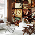 Coffee Collage Wall Mural