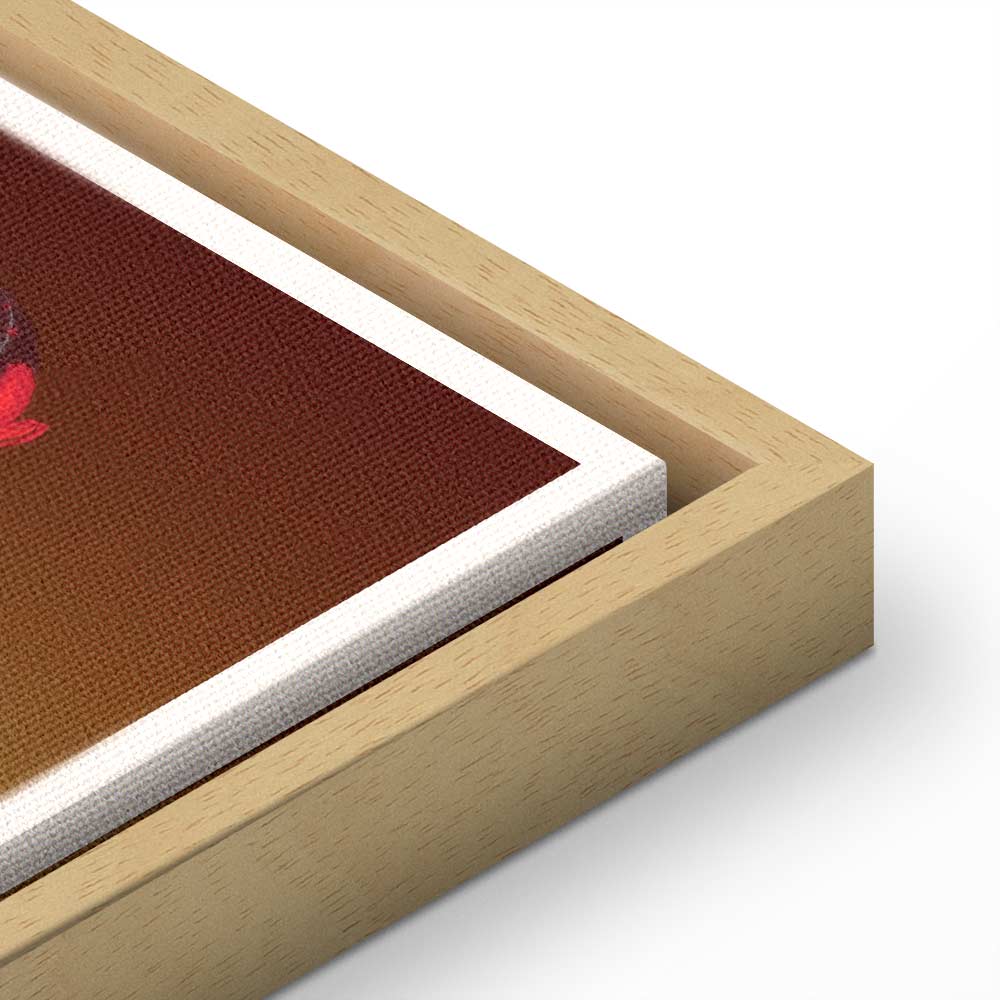 Wine Club Typography Vertical Canvas Print