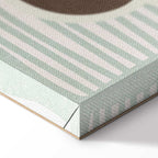 Parisian Breakfast Food Vertical Canvas Print