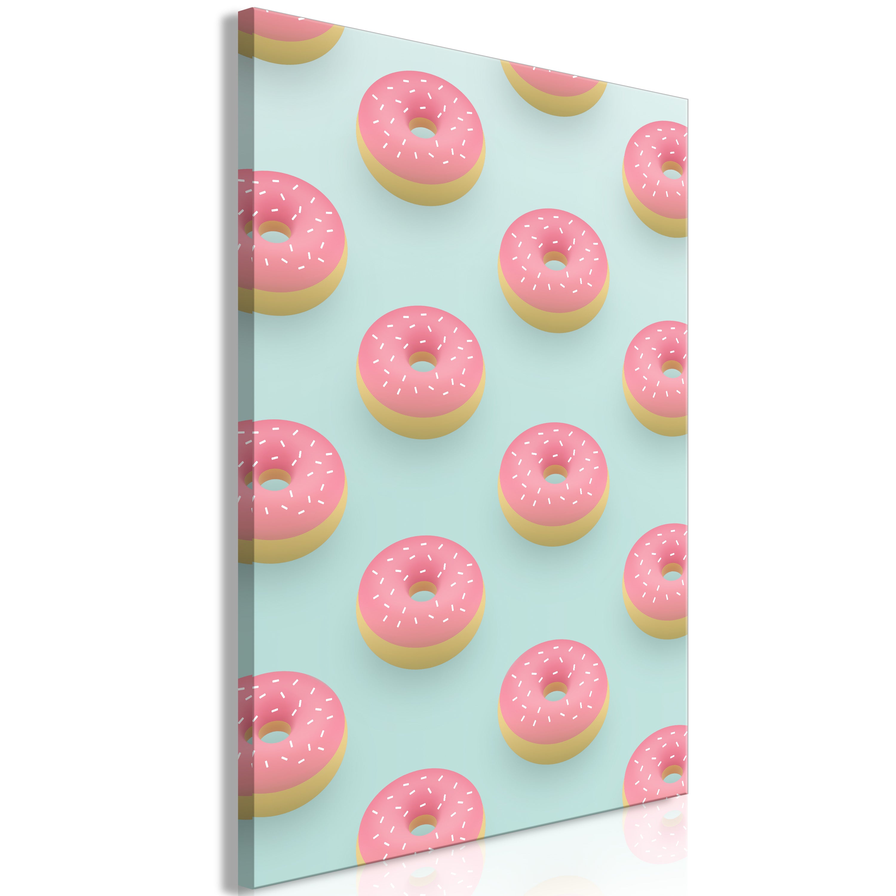 Canvas Print - Pastel Donuts (1 Part) Vertical