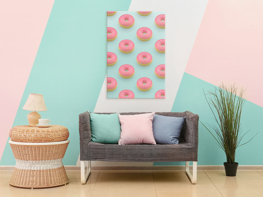 Canvas Print - Pastel Donuts (1 Part) Vertical
