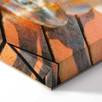 Romantic Wine & Sea Boards Vertical Canvas Print