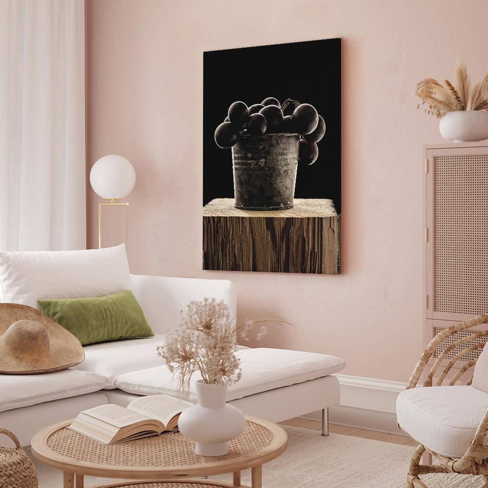 Wine and Fruits Romantic Canvas Print