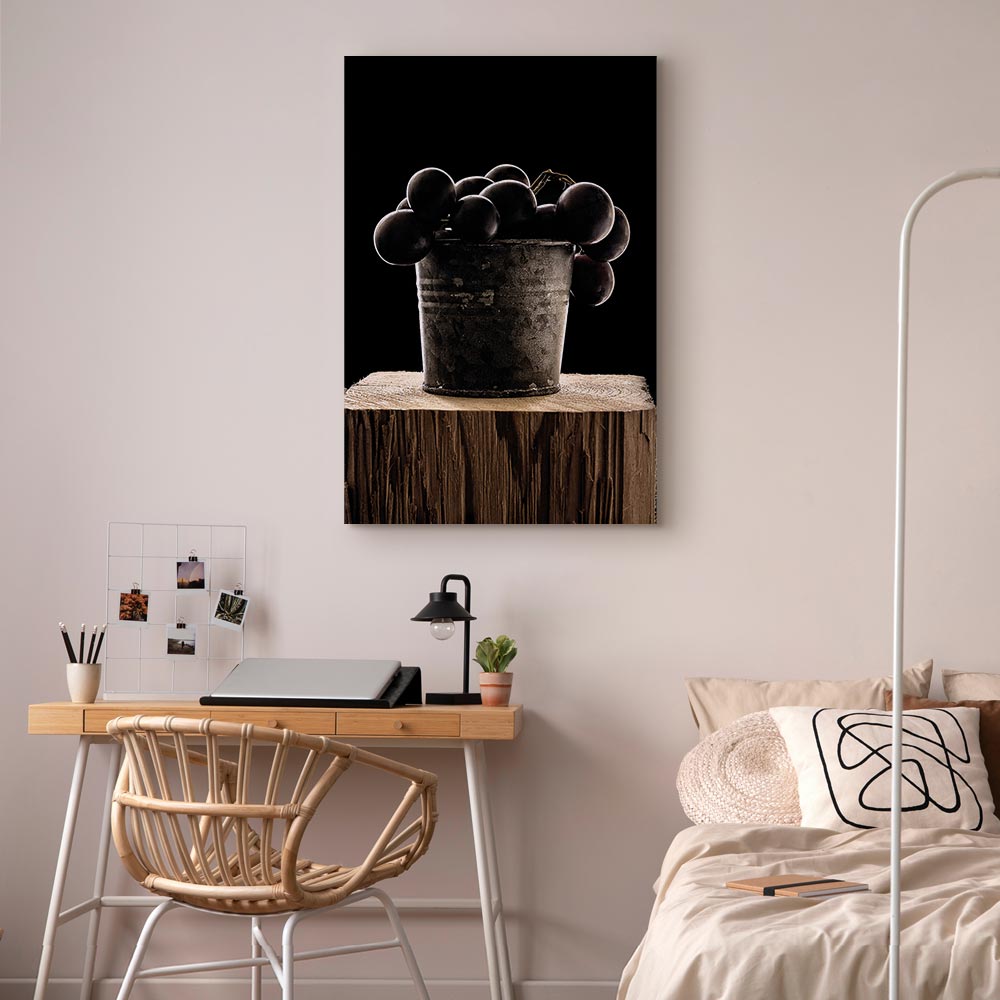 Wine and Fruits Romantic Canvas Print