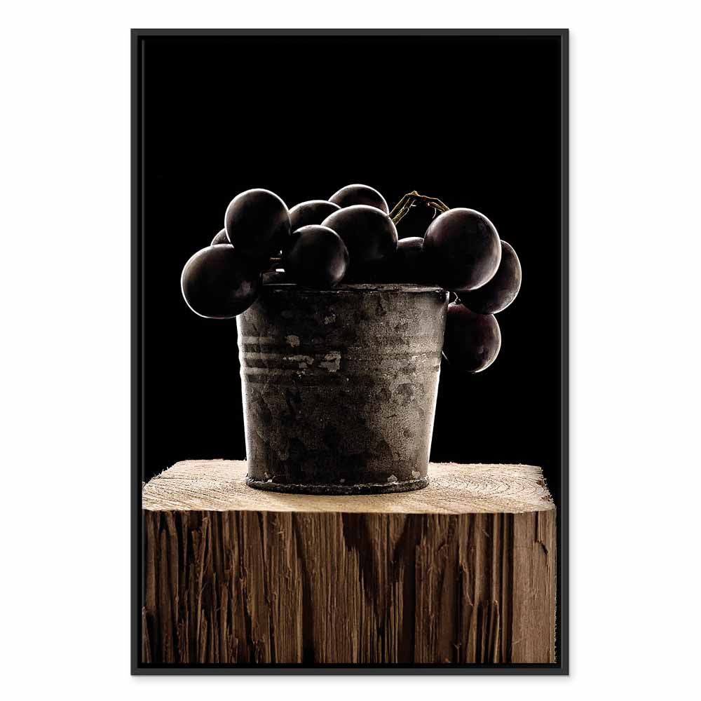 Wine and Fruits Romantic Canvas Print