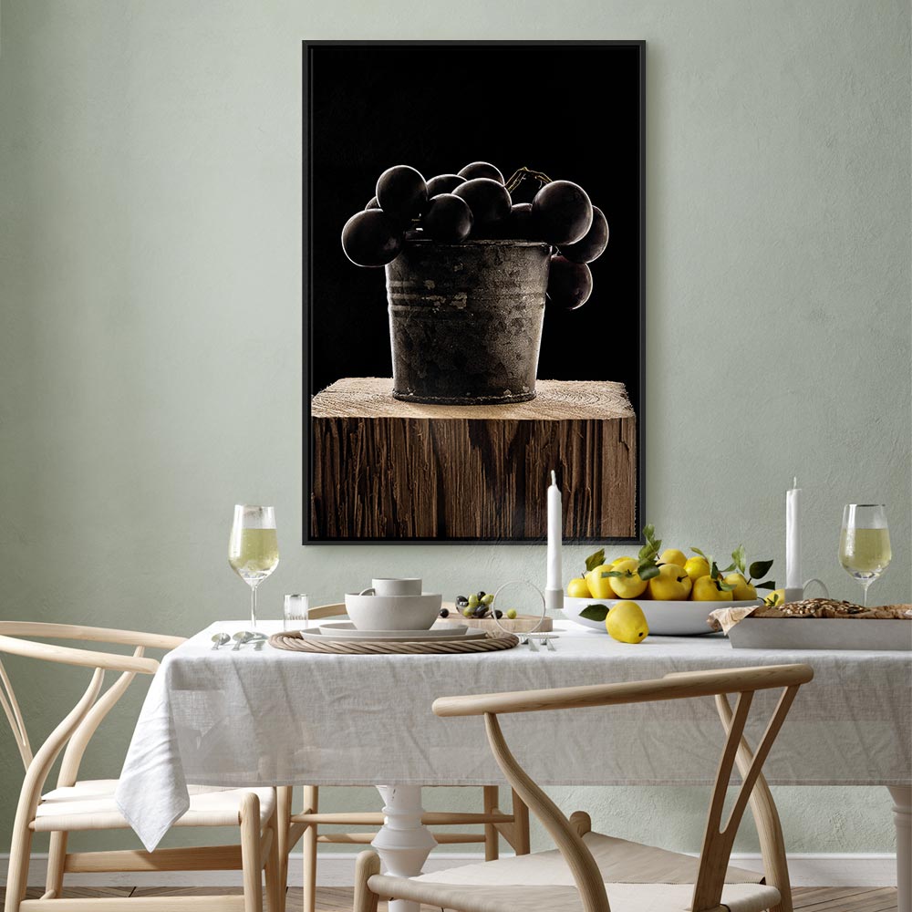 Wine and Fruits Romantic Canvas Print