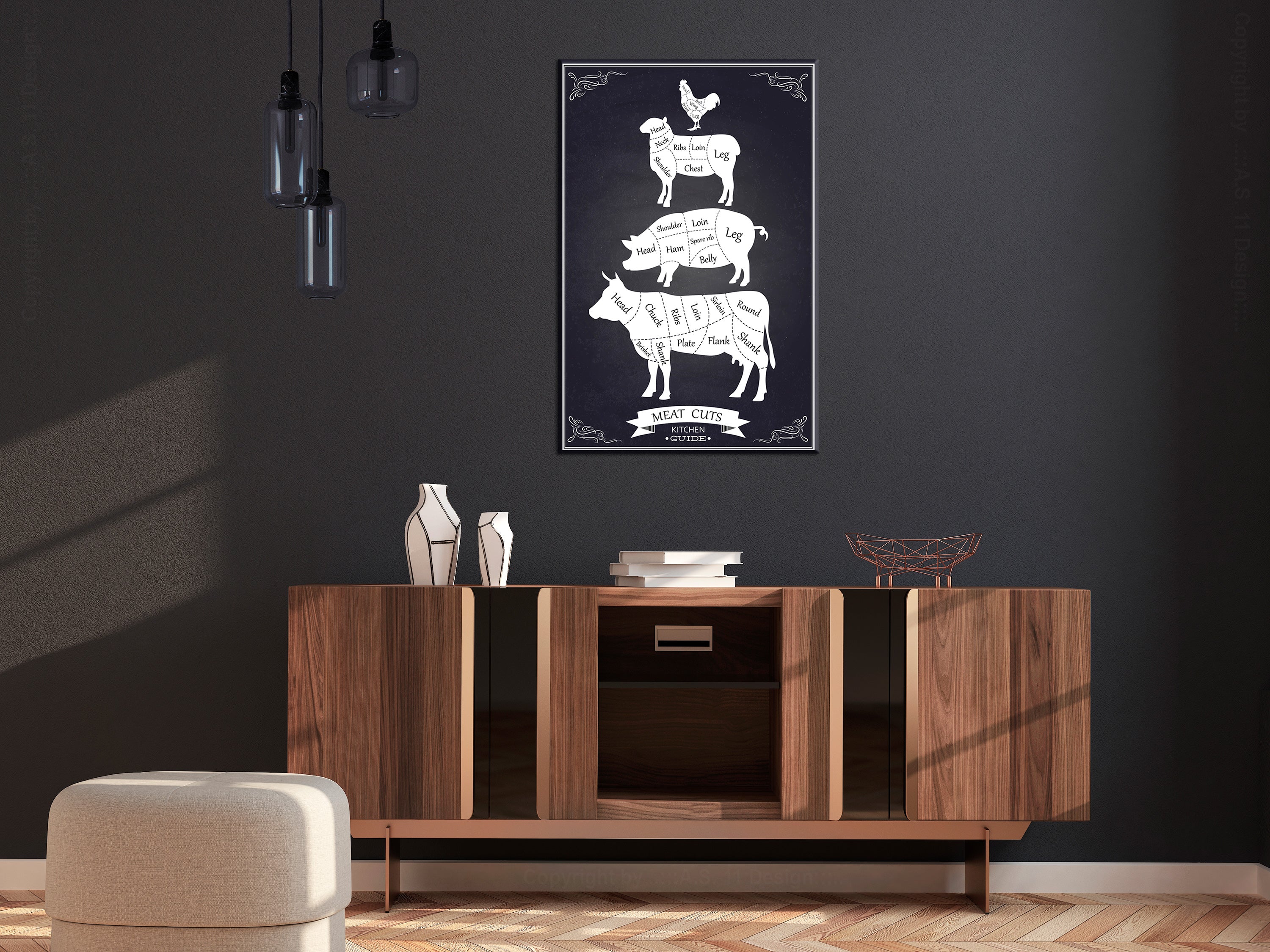 Canvas Print - Kitchen Essential (1 Part) Vertical