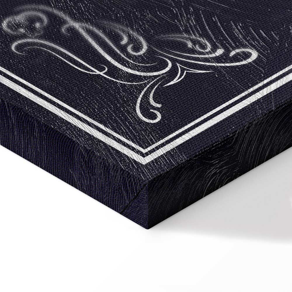 Kitchen Farm Animal Inscriptions Vertical Canvas Print