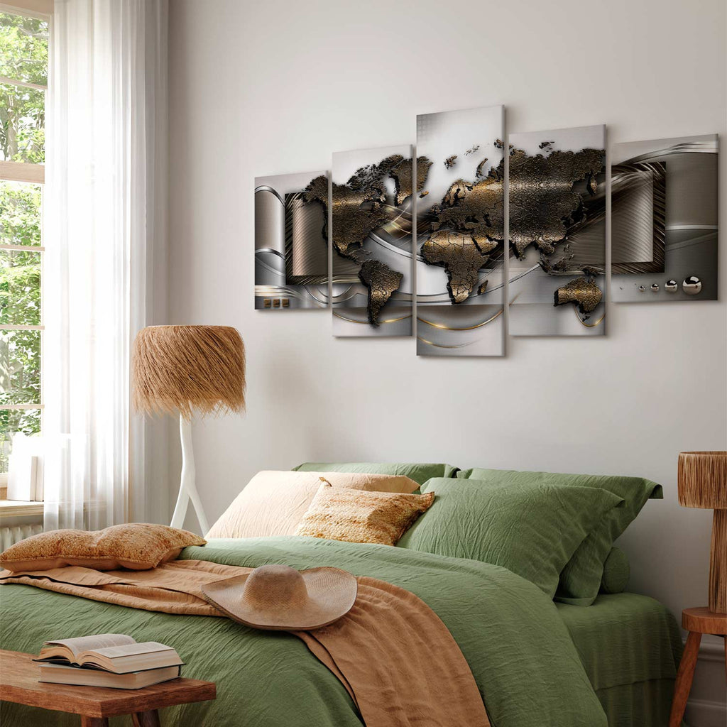 World Map Breezy Canvas Print