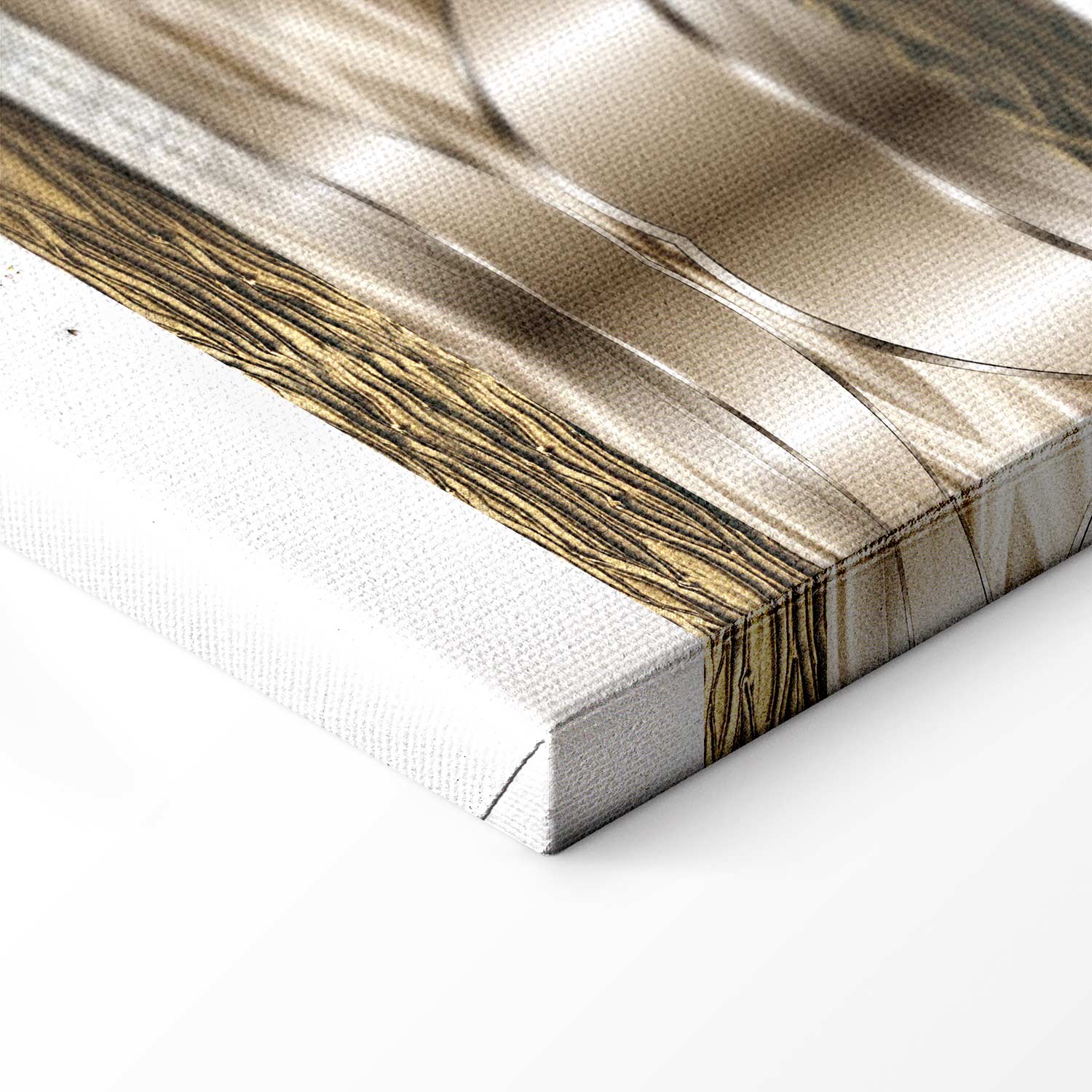 Metallic World Map Modern Canvas Print