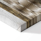 Metallic World Map Modern Canvas Print