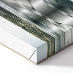 Metal World Map Modern Canvas Print