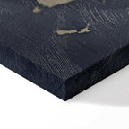 Anthracite World Map Canvas Print