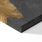 Modern Grey World Map Canvas Print