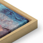 Abstract Colourful World Map Canvas Print