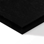 Black Textured World Map Canvas Print