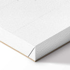 Black and White World Map 5-Part Narrow Canvas Print