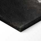 Dark World Map 5-Part Wide Canvas Print