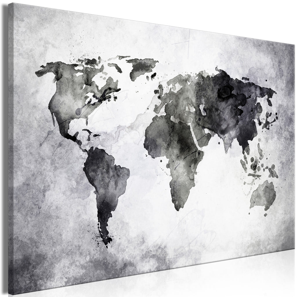 Canvas Print Maps Painted Planet Wide