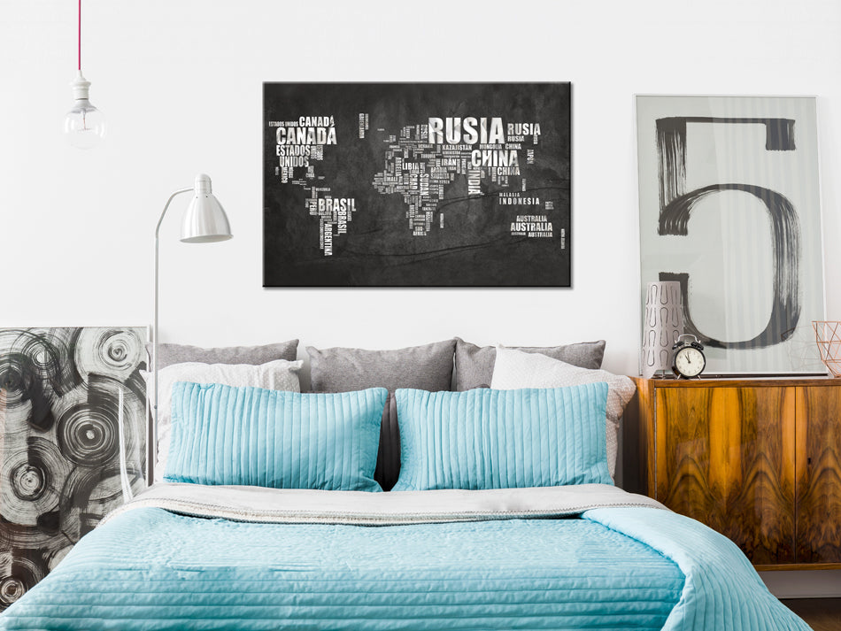 Spanish Geography Cork Map Decorative Pinboard