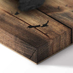 Silver World Map Canvas Print