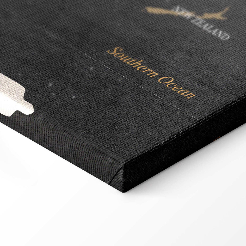 Antique World Map Canvas Print