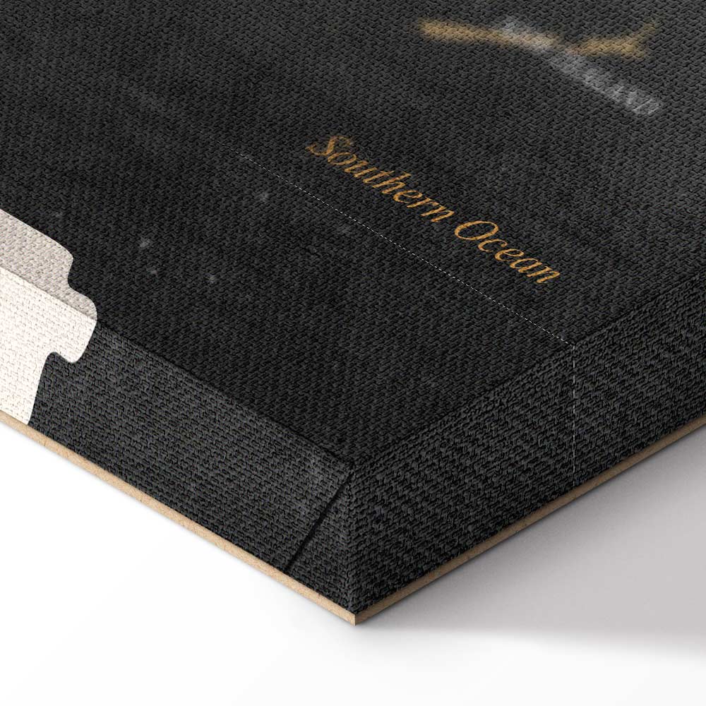 Antique World Map Canvas Print