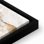 Abstract Africa Map Textured Vertical Canvas Print