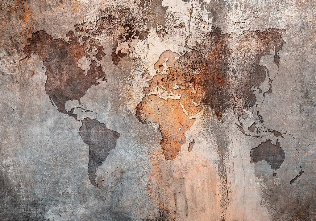 Wall Mural Map Colors – Map Wall Art