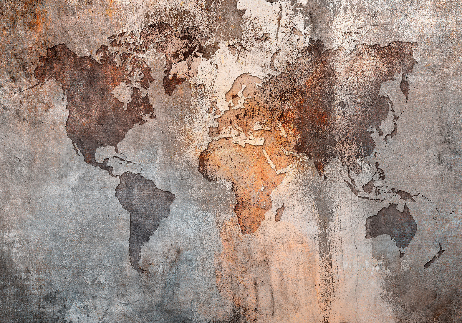 Wall Mural Map Colors – Map Wall Art