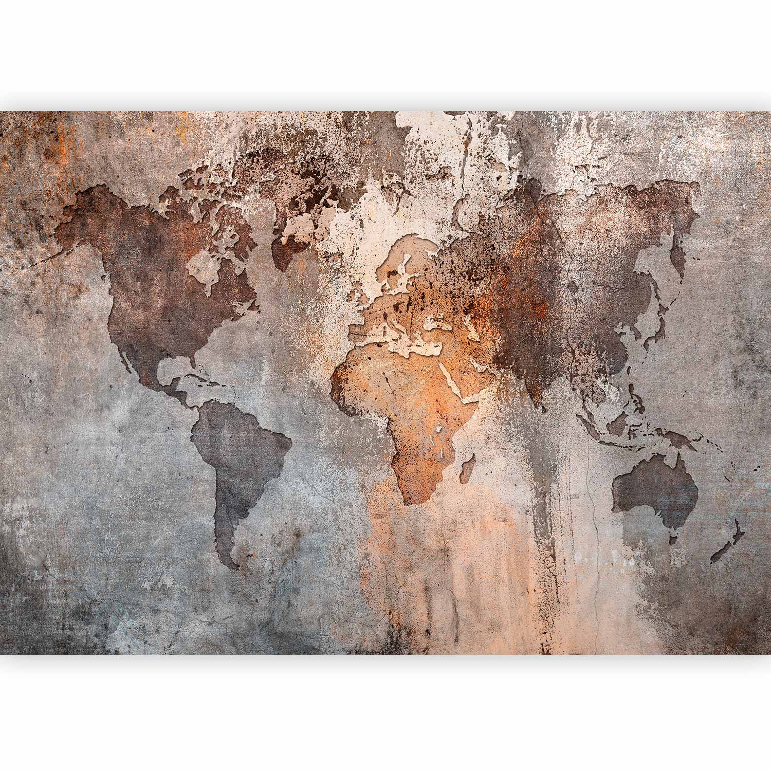Wall Mural Map Colors – Map Wall Art