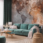 Wall Mural Map Colors – Map Wall Art