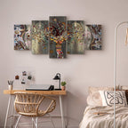 Colorful Abstract Tree of Life Canvas Print