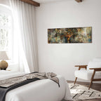 Colourful Abstract Trees Nature Canvas Print