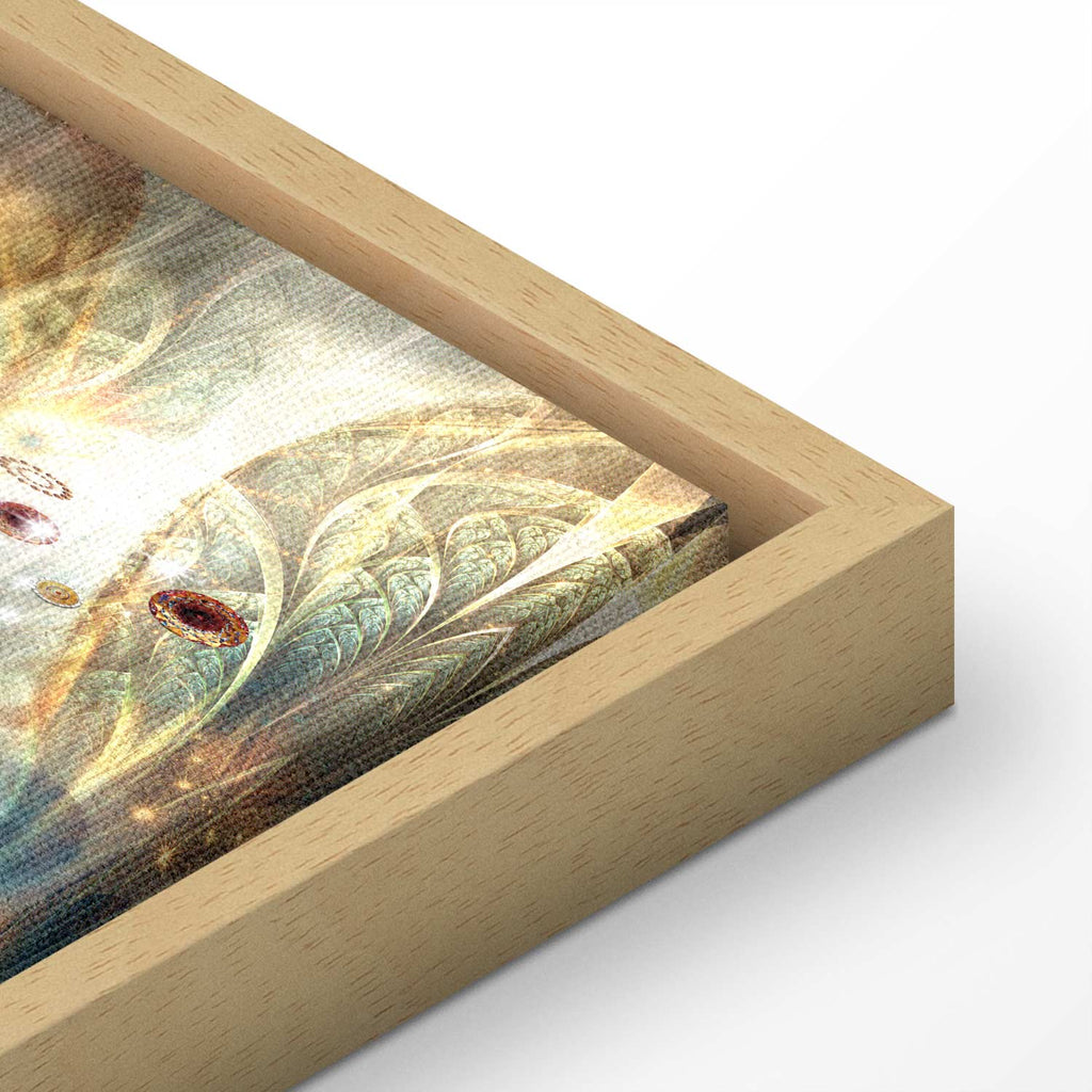 Colourful Abstract Trees Nature Canvas Print