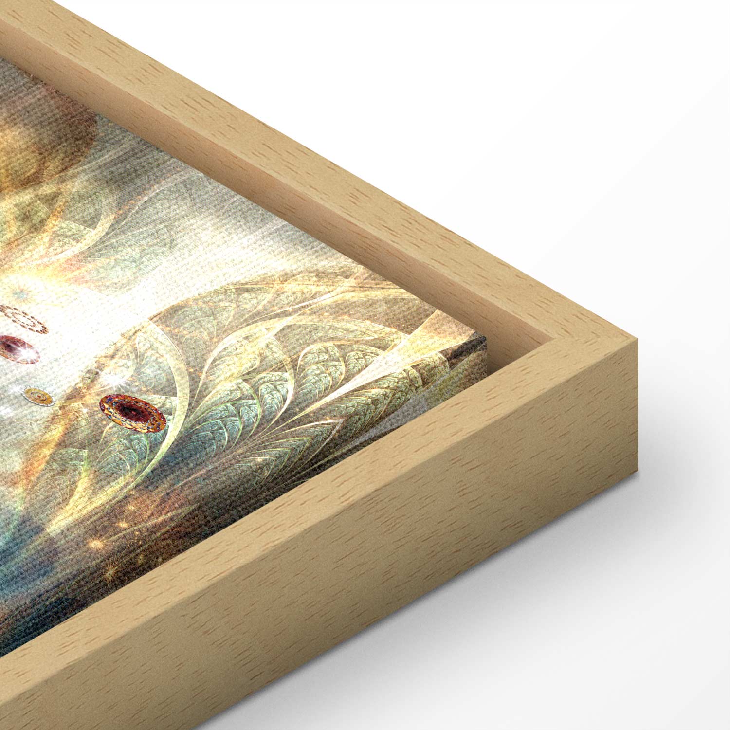 Colourful Abstract Trees Nature Canvas Print