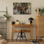 Abstract Gold Tree Nature Canvas Print