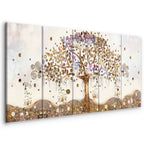 Abstract Dazzling Tree Canvas Print
