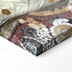 Abstract Tree of Life Multicolor Canvas Print