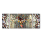 Abstract Tree of Life Multicolor Canvas Print