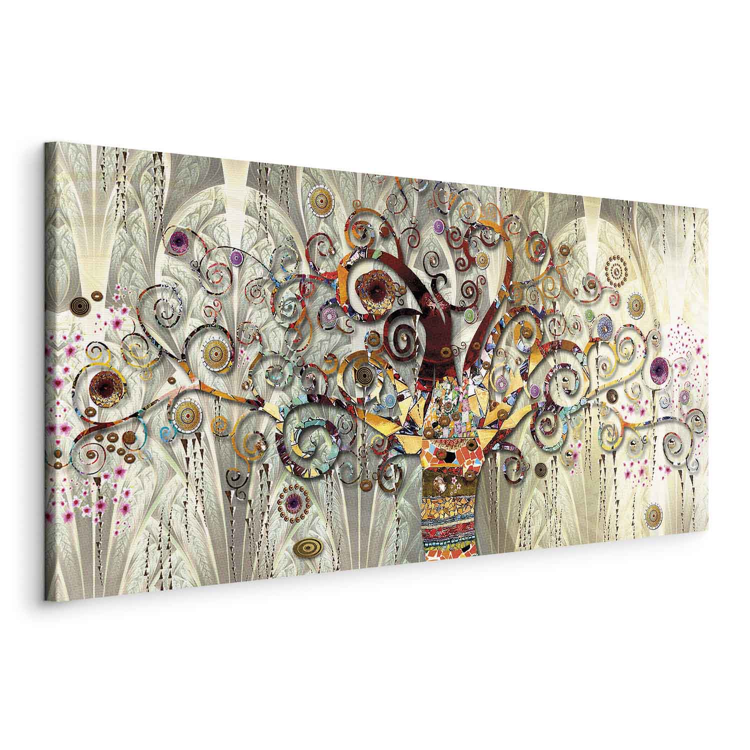 Abstract Tree of Life Narrow Canvas Print