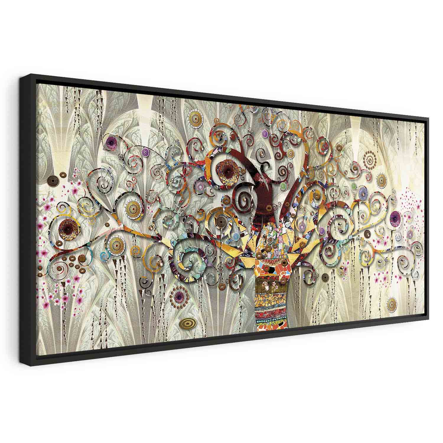 Abstract Tree of Life Narrow Canvas Print