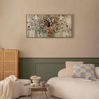 Abstract Tree of Life Narrow Canvas Print