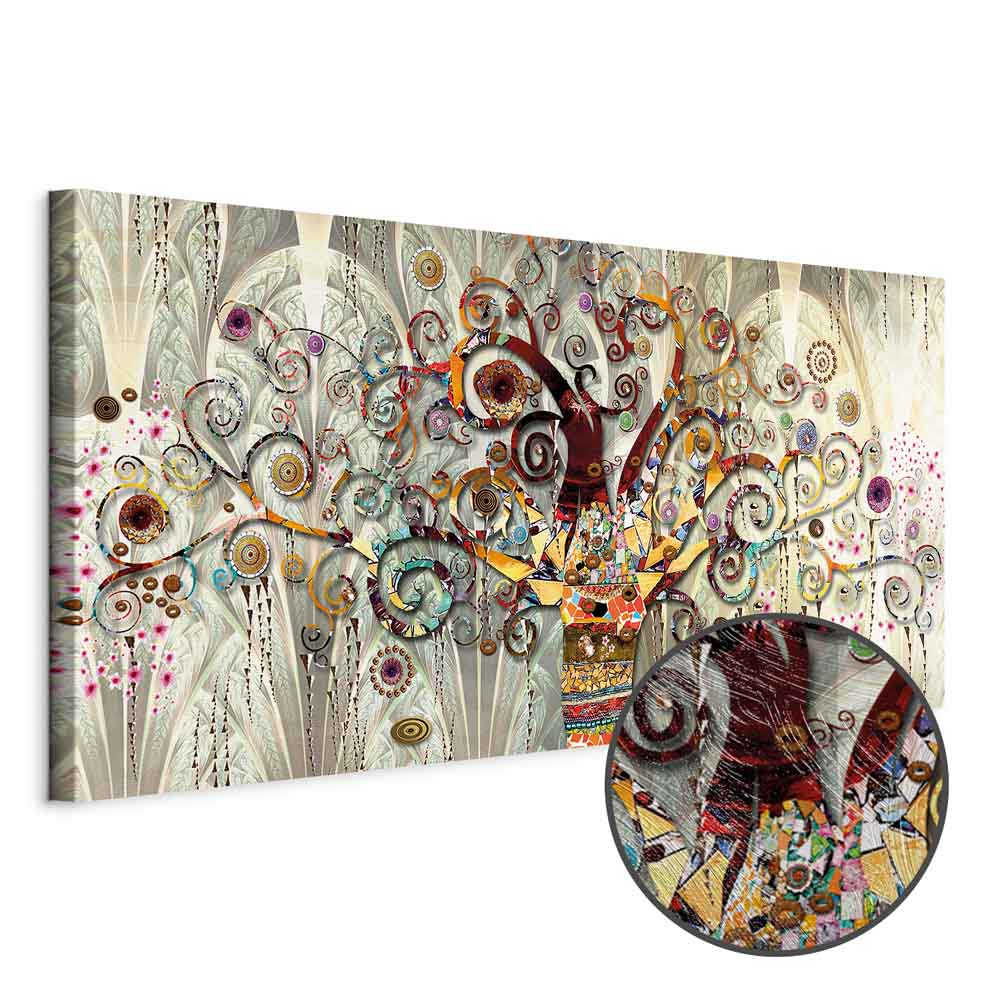 Abstract Tree of Life Narrow Canvas Print